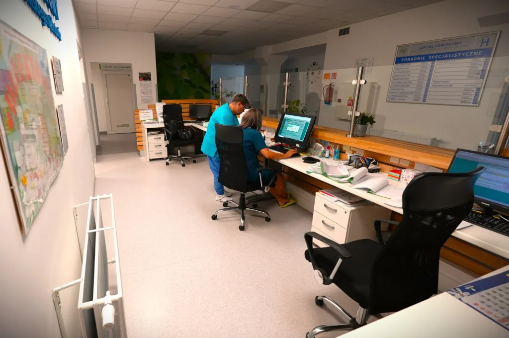 rejestracja, szpital